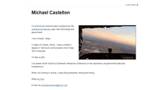 Desktop Screenshot of michaelcastellon.net